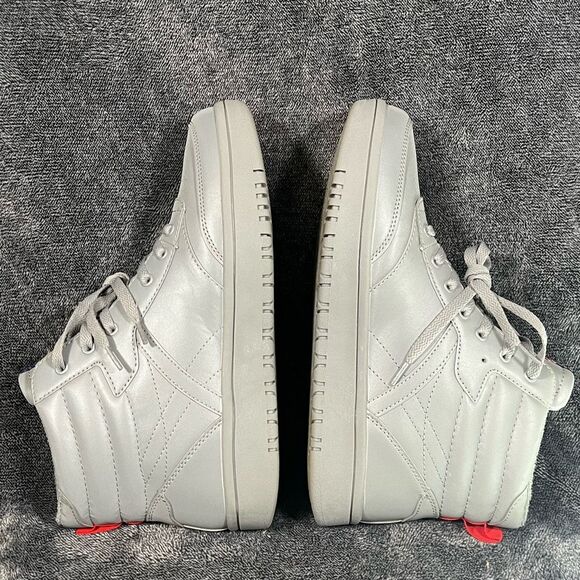 SPACE NASA shoes Retro Hi Top Reflective Size 9.5 Rockwell Gray - Picture 6 of 8